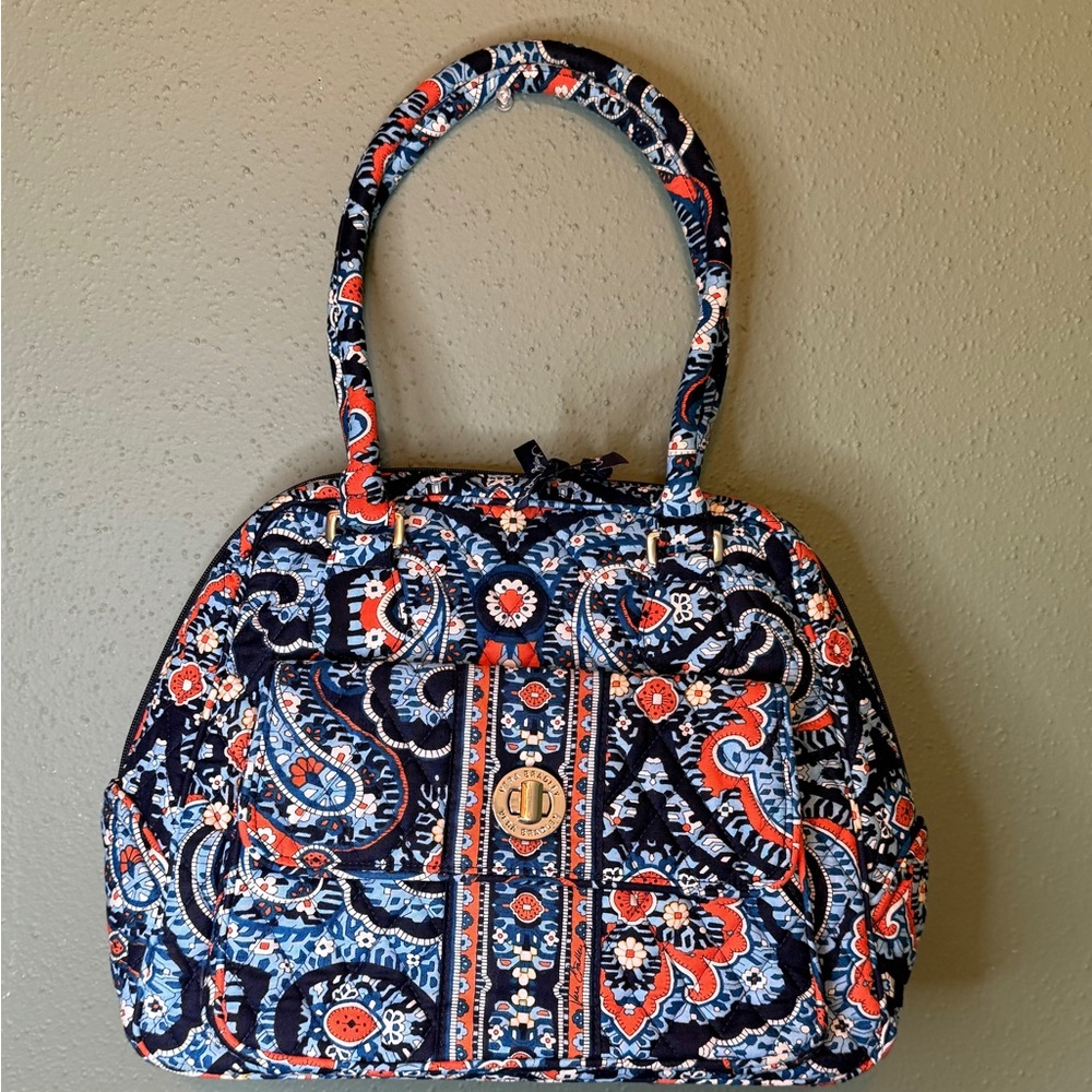 Vera Bradley Turn Lock Satchel